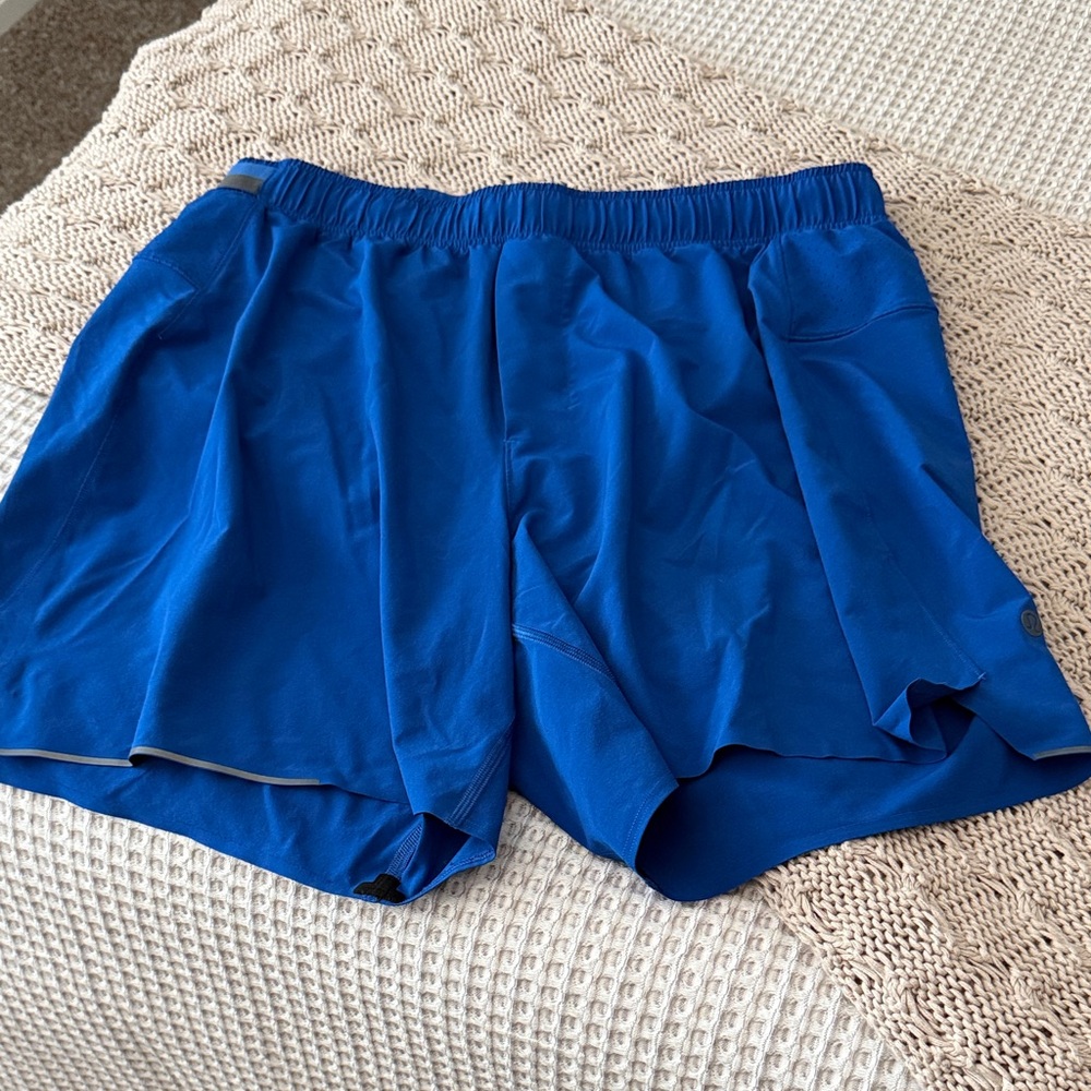 Men's Blue Athletic Shorts